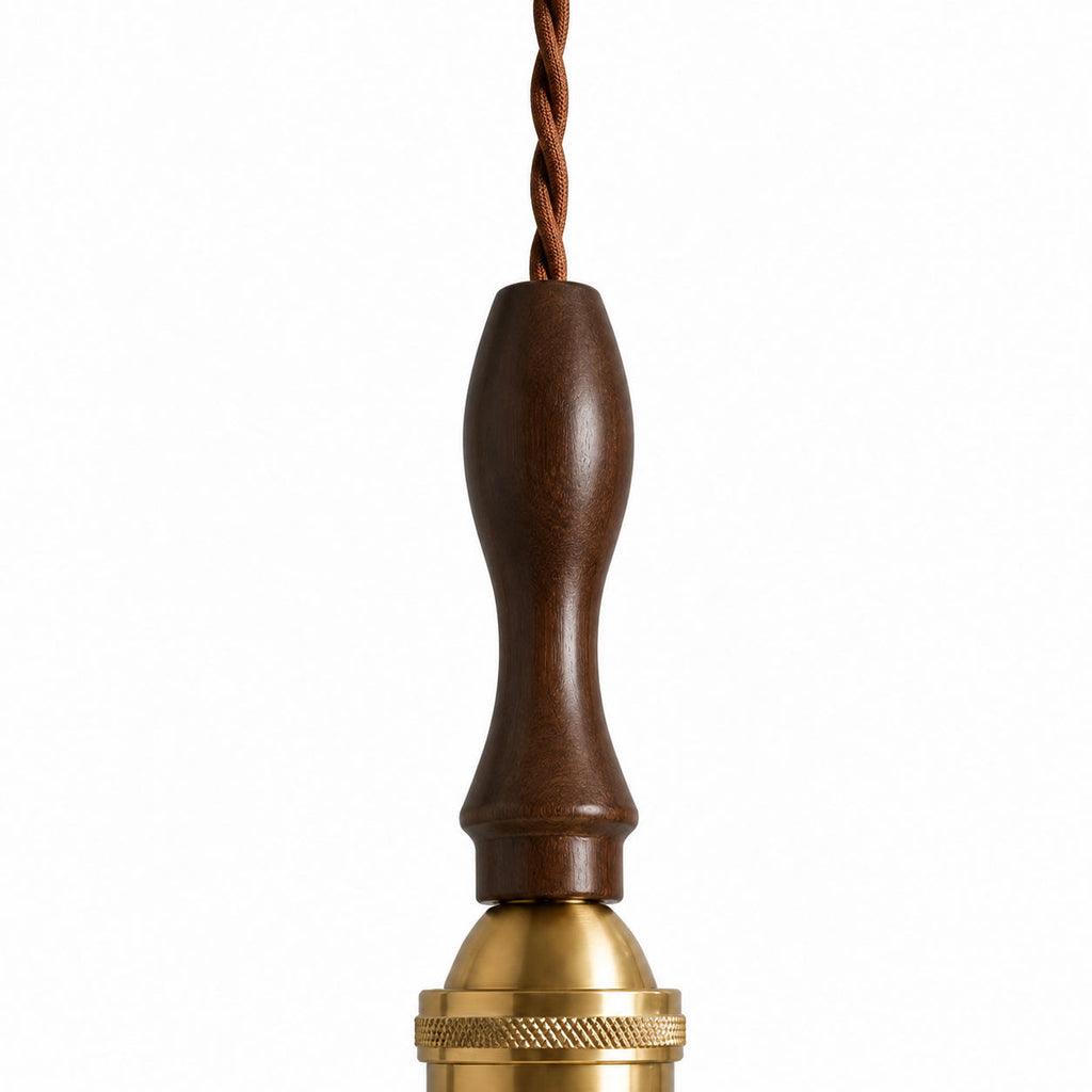 Acacia Vintage Pendant Light with Floral Ceramic Shade — product view
