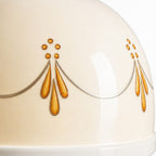 Acacia Vintage Pendant Light with Floral Ceramic Shade — product view
