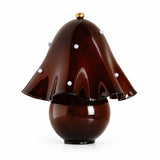 Banksia Flower-Shaped Glass Table Light with Sculptural Spotted or Smooth Finish