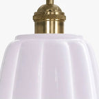 Blythe Modern Pendant Light with Ceramic Petals — product view