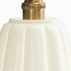 Blythe Modern Pendant Light with Ceramic Petals — product view