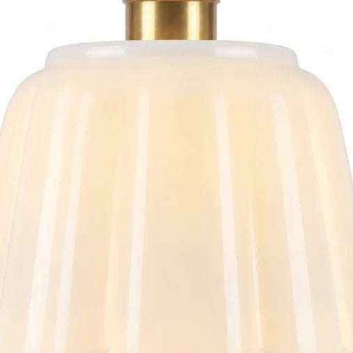 Blythe Modern Pendant Light with Ceramic Petals — product view