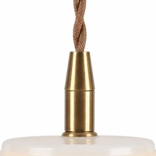 Blythe Modern Pendant Light with Ceramic Petals — product view