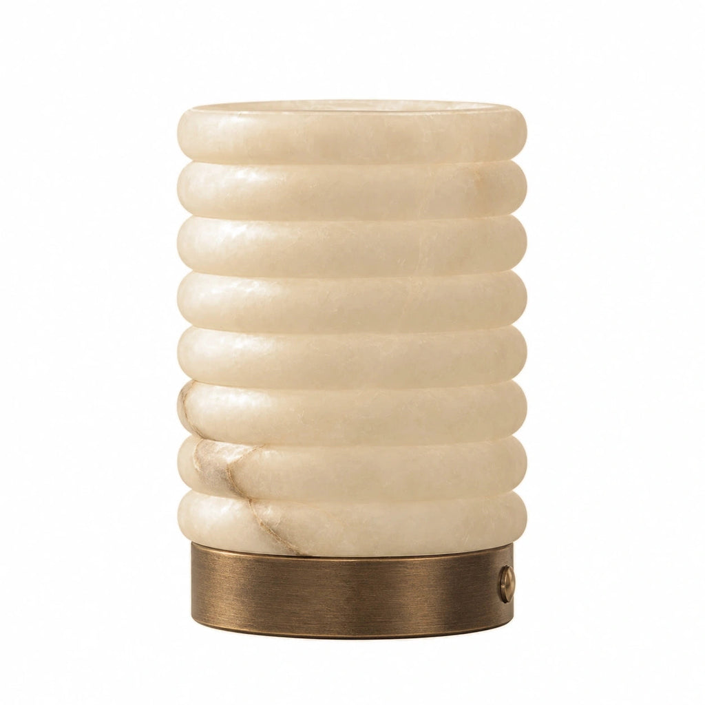 Calla Natural Alabaster Cordless Accent Table Lamp — product view