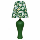 Darcy Ceramic Vase Table Light with Vintage Floral Fabric Shade