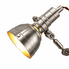 Jasper Adjustable Industrial Table Light with Metal Dome Shade — product view