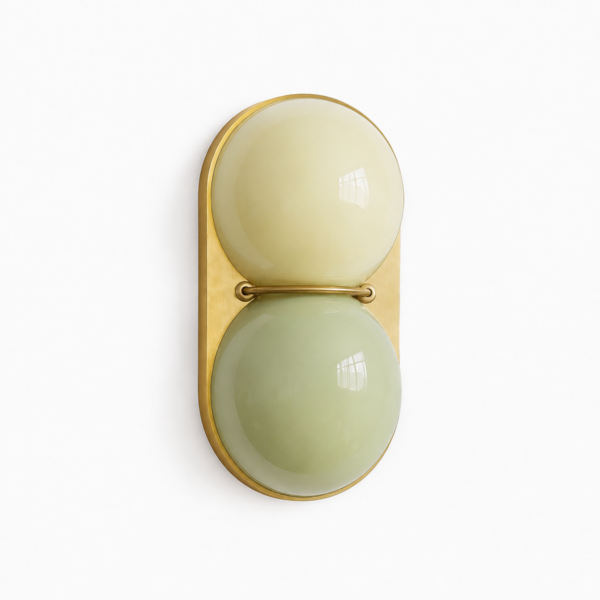 Neroli Modern Wall Sconce with Double Glass Globes — product view