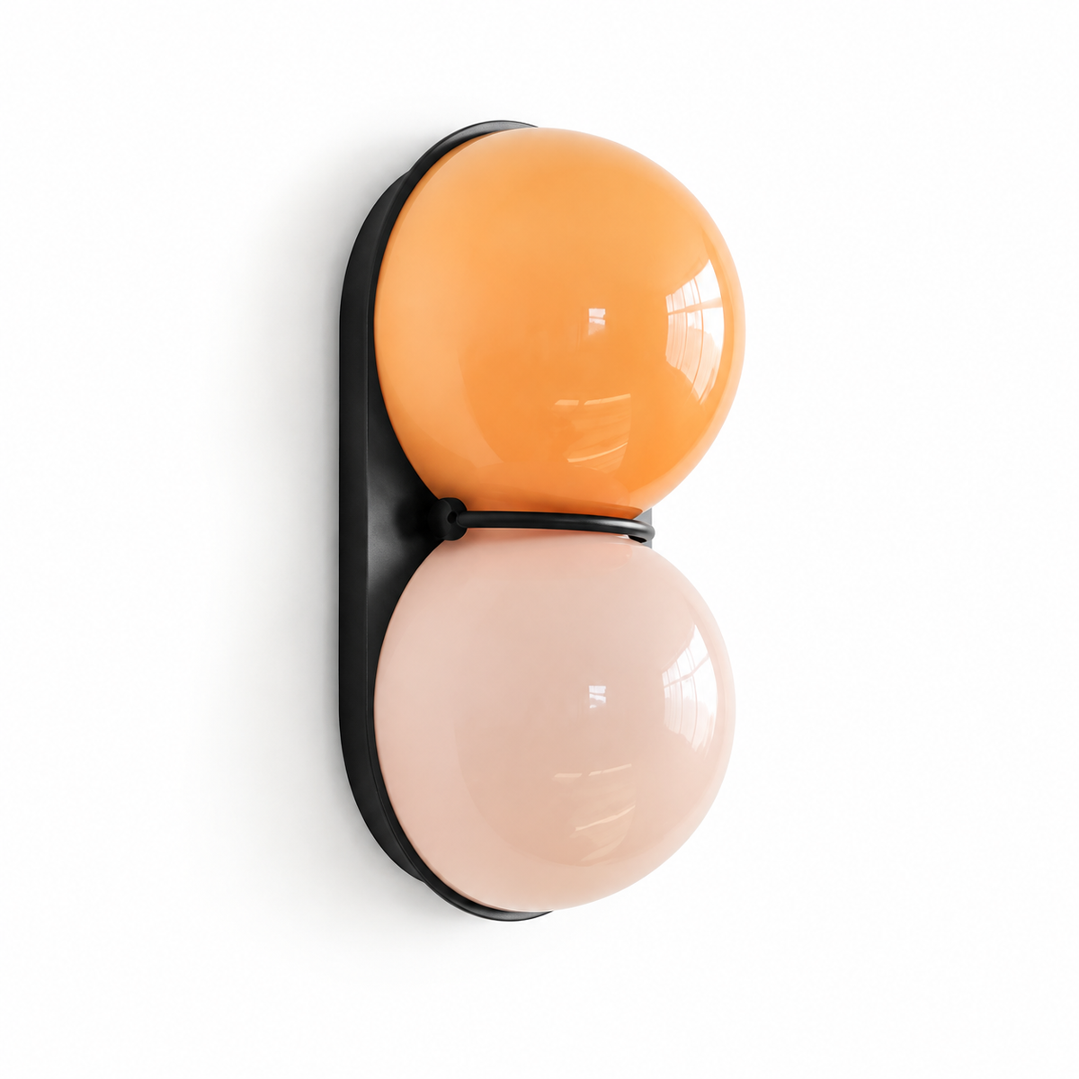 Neroli Modern Wall Sconce with Double Glass Globes — product view
